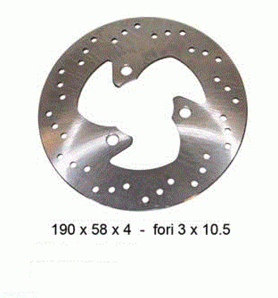 disco freno etre yamaha aerox - mbk nitro misure 190 x 58,5 x 3,8mm 5200540