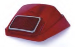 rp017 corpo luminoso plastica stop posteriore siem per fp114- vespa 50 l-n-r 1963-1971