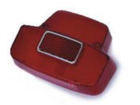 rp014 corpo luminoso plastica stop posteriore siem per fanale fp113- vespa 125 vnb6-vnc1-vnl2- vespa