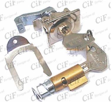 5656 kit serrature bloccasterzo guida 6mm + bauletto con chiave uguale - vespa 50s - r - elestart - 