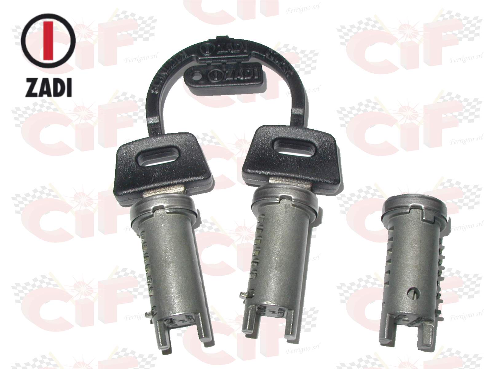 6210-3 kit 3 serrature cif con 2 chiavi - piaggio vespa pk - pk xl - arcobaleno (r.o. 179292)