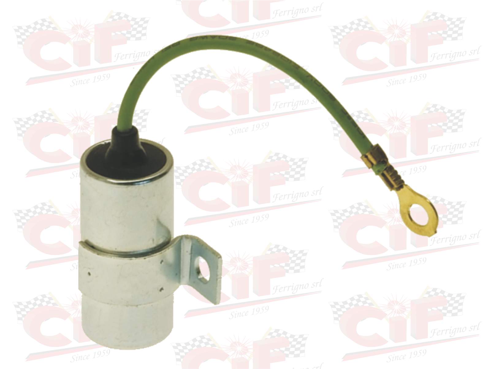 9099 condensatore piaggio ape mp - mpv 501-550-601-603 (r.o. 123828)