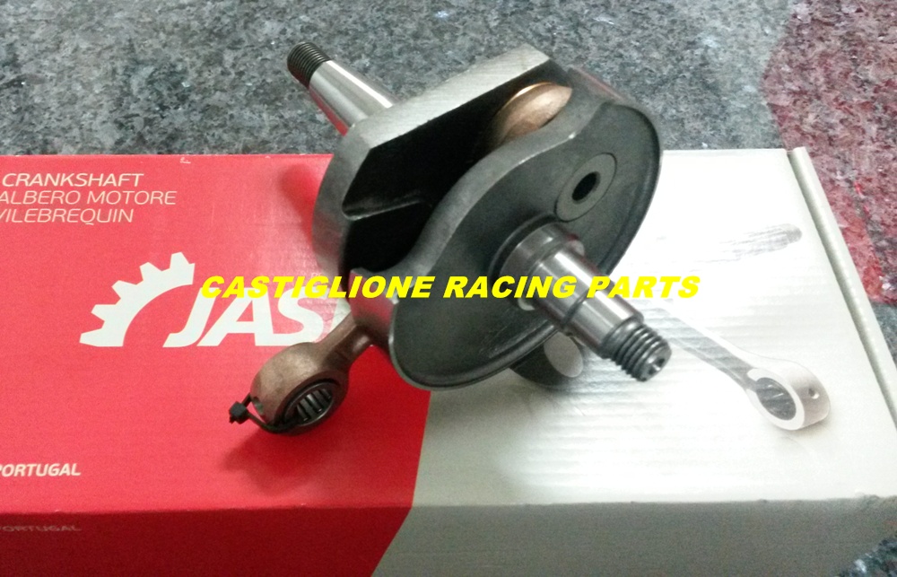 albero motore jasil piaggio ape 50 - vespa 50 pk xl/rush/n/fl corsa 43mm standard, cono 20 (made in portogallo) 403301020 