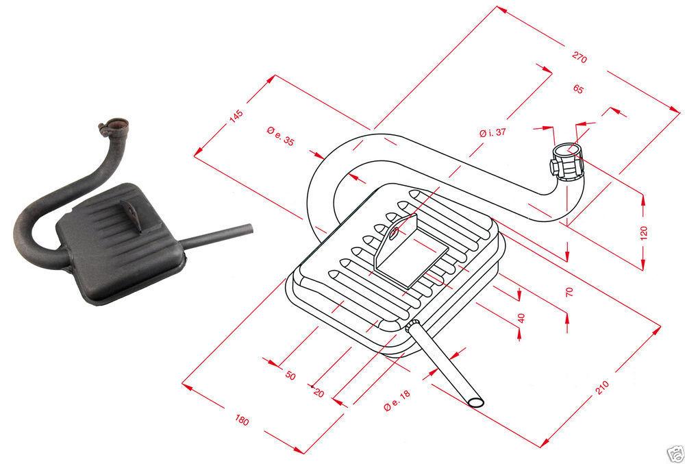 0211 marmitta sito per piaggio vespa gtr - sprint 125-150