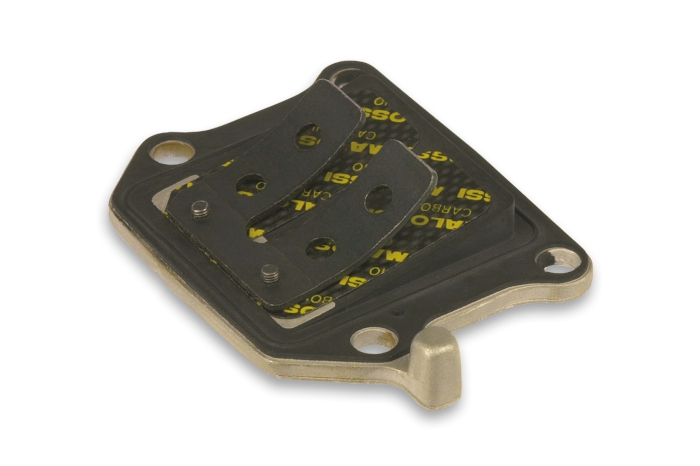 MVT collettore + pacco / valvola lamellare racing - lamelle in carbonio minarelli  orizzontale diam 28 mm 110440A