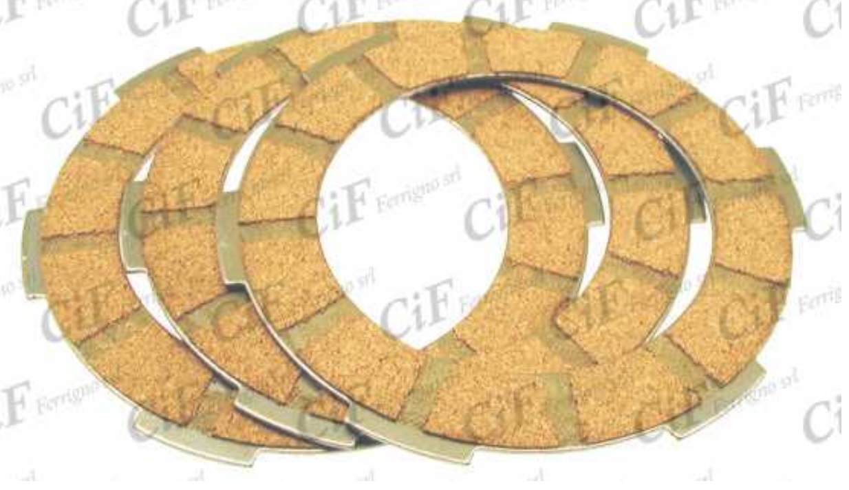 5584 serie kit frizione 3 dischi cif vespa 50-125 primavera - et3 - pk 50-125 - pk xl 50-125 - ape 50