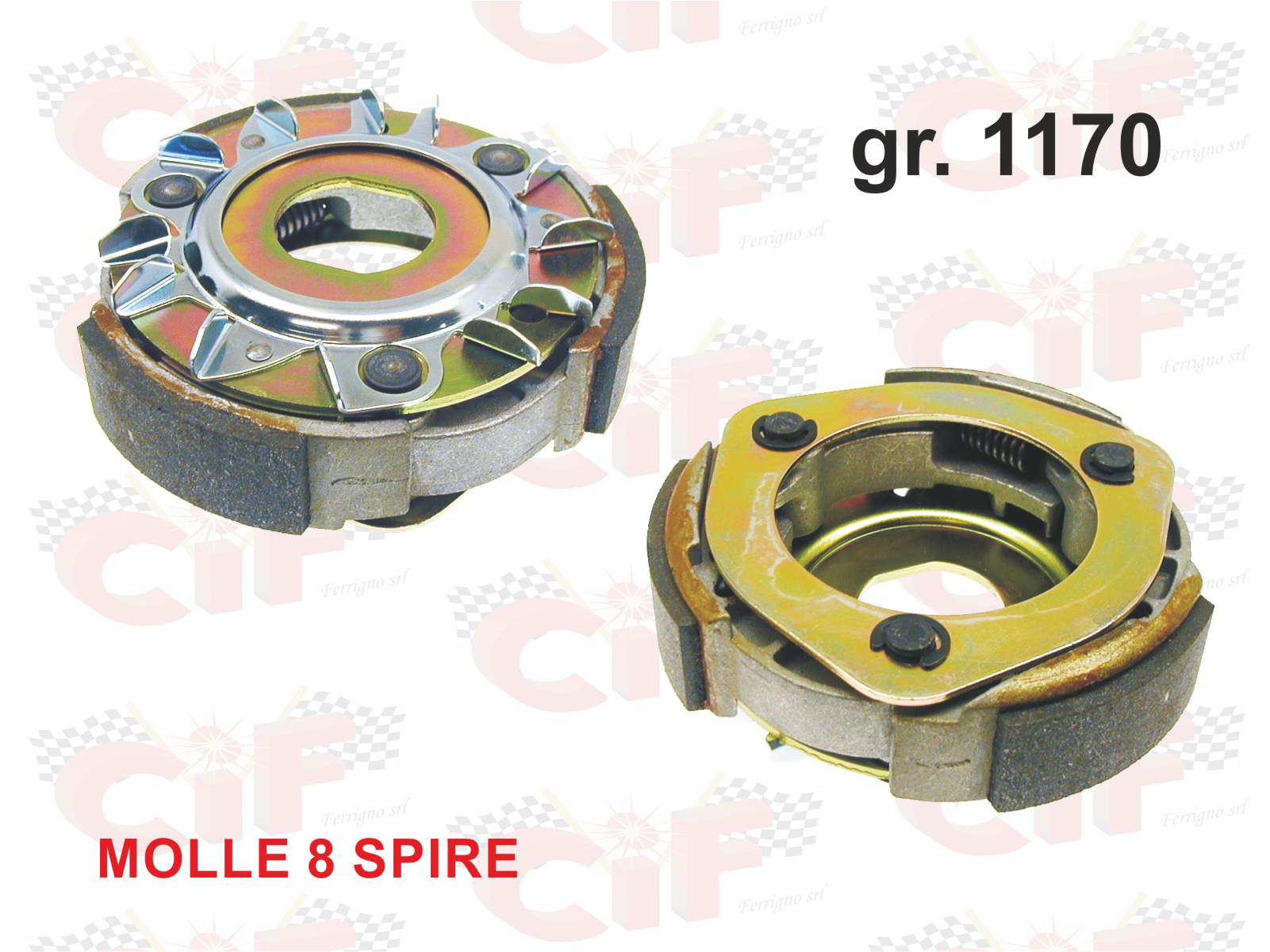 17636 frizione cif per aprilia-gilera-piaggio 200-250-300 (r.o. cm3117015)