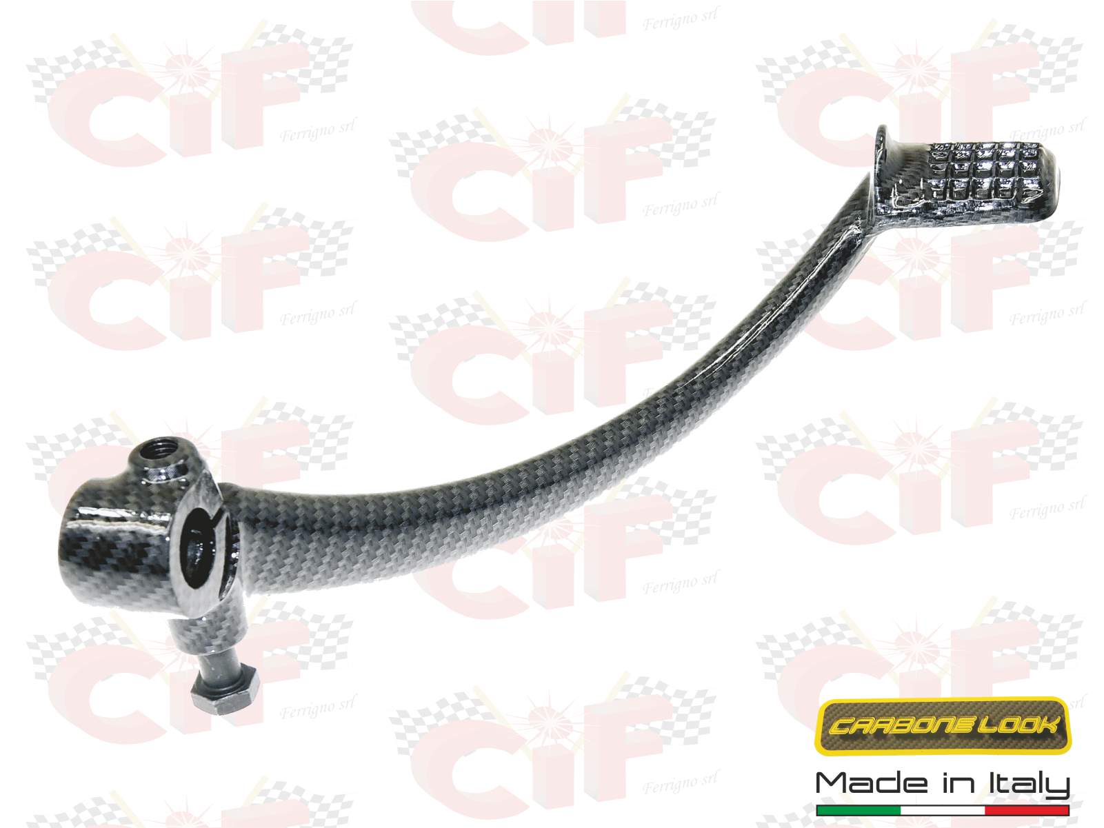 pedivella avviamento messa in moto vespa 50-90-125 primavera-et3 carbon look 5100-carb