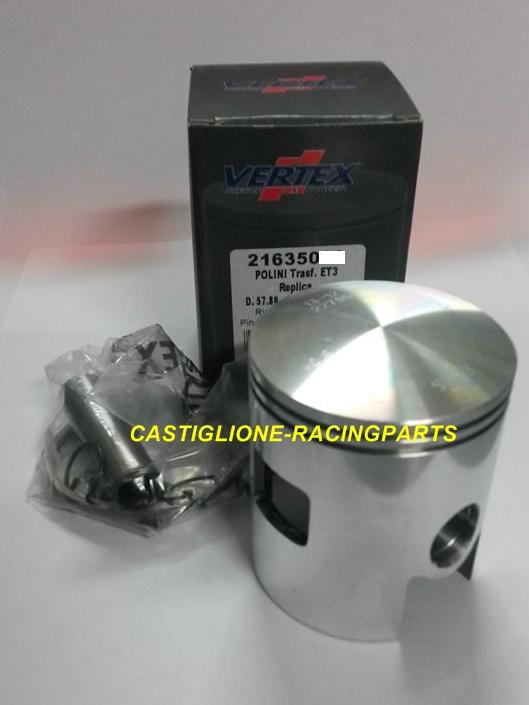 pistone vertex d. 58,6mm da rettifica per cilindri polini piaggio vespa primavera et3 130cc - 140.0050 - 140.0050/r 21635160