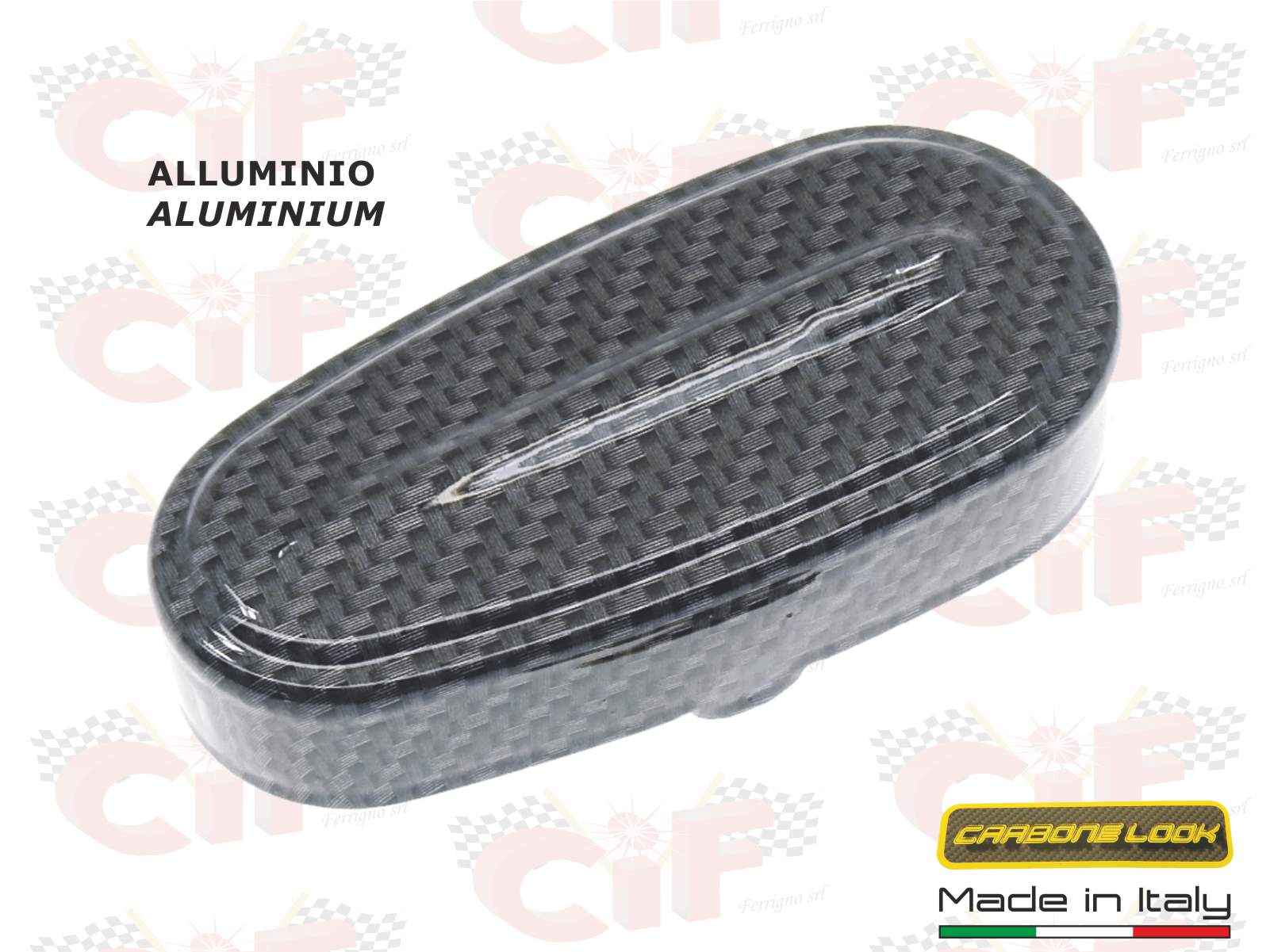 5872-carb coperchio molleggio mozzo sospensione forcella carbon look vespa 50 - special - 90 - 125 primavera - et3 (r.o. 070177)