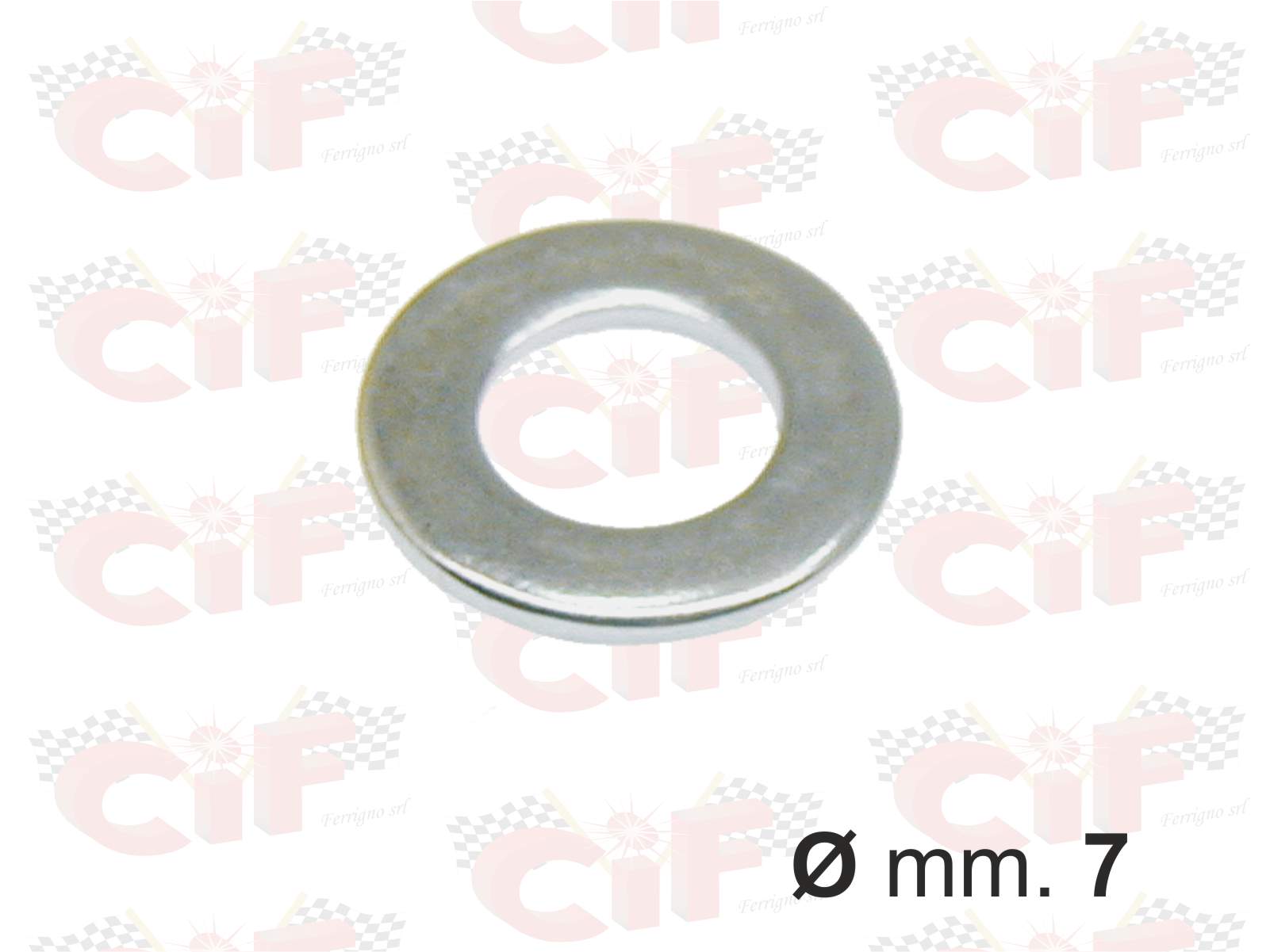 rondella piana m7 x 14mm per kit restauro banco carter motore per vespa 50-80-90-100-125-150-160-180-200 - 3127