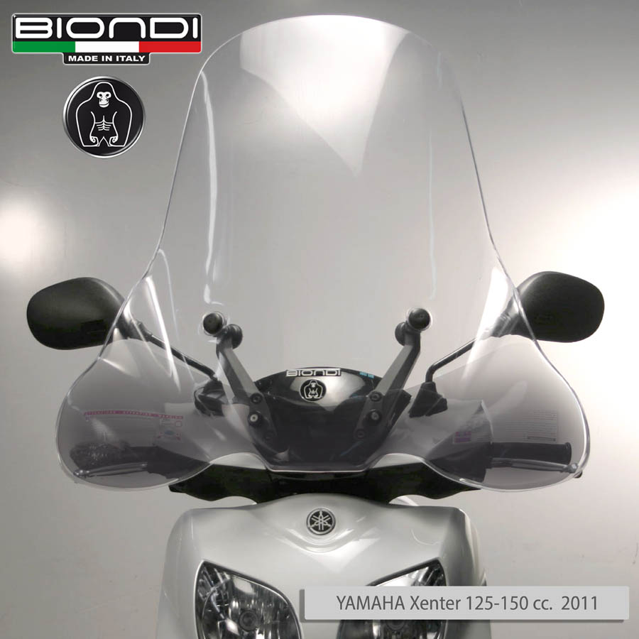 8061228+8500621 CUPOLINO FUME BIONDI + ATTACCHI - KYMCO AGILITY R16 50-125-150-200  - Castiglione Racing Parts