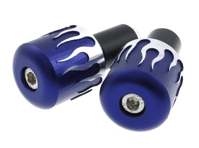 COPPIA SPECCHIETTI STR8 CNC DESTRO+SINISTRO 8mm MOTO-SCOOTER ARANCIONE CON  VETRO BLU - Castiglione Racing Parts